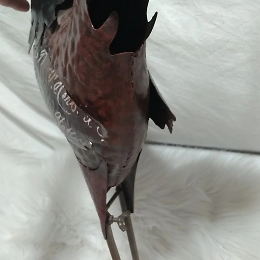 Metal Tall Rooster Home/Yard Decor GUC - Picture 15 of 16